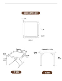 家用折叠麻将桌多功能简易宿舍桌子两用型手搓棋牌桌手动麻雀台桌