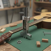 Digital String Action Gauge High Precision Digital String Height Gauge Portable Guitar Setup Ruler for Workshop