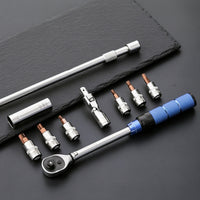 8 Pieces Tension Wrench with Storage Cases Reversible Tension Wrench Set Non-Slip Tool for Mechanics, Hobbyists, Garage