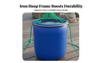 Wide Mouth Storage Barrel Large Capacity Exposed-Top Top Plastic Barrel Sturdy Duty Fermentation Crock Versatile for Farmers