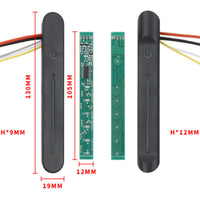 Sliding Dimmer Switch ABS Plastic Wired LED Dimmer Gradual Dimming
