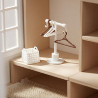 Miniature Clothes Rack Set Simulation Model for Miniature Scene