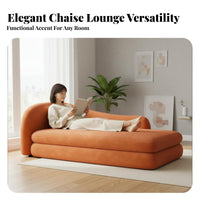 Chaise Lounge Nordic and Design Single-Siderest Chaise Lounge Minimalist Design Daybed for Book Lovers, Interior Designers, Living Room, End of Bed