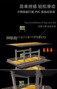 1/64 Scale Parking Garage Model Scene for Toy Car Storage and Display