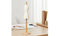 Mini Dress Form Quarter-Scale Mini Mannequin Tabletop Dress Form with Base for Fashion Students