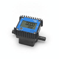 Compact Fluid Meter with LCD Display Accurate Digital Fluid Meter Exact Long-Lasting for Technicians, Operators, Fluid Handling, Test Benches, Workshops