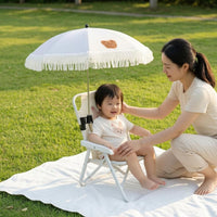 Pushchair Attach-on Umbrella Round Canopy Pushchair Shade Bear Decoration Infant Gear