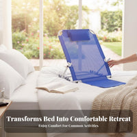 Foldable Bed Lounger Includes Armrests Adjustable Backrest Breathable Mesh