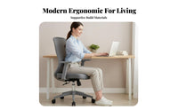 Ergonomic Mesh Swivel Chair Reclining Backrest for Study Room, Students, Gamers