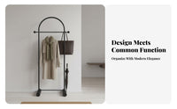 standalonestanding Hall Tree Modern Design Coat Rack Sturdy & Stable for Living Room