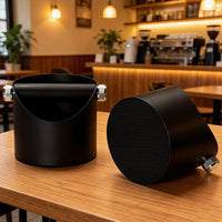 Mini Espresso Knock Box Coffee Grounds Container with Bar Counter