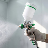 HVLP Gravity Feed Spray Gun Kit with Multiple Nozzle Sizes