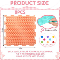 Children Tactile Training Foot Massage Mat Acupressure Board Sensory Integration Training Equipment Soft Silicone Pad