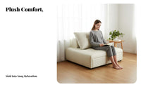 Pull-Extendable Sleeper Armchair Foldable Pull-Extendable Armchair Bed Space-Saving Easy Assembly for Students, Adults