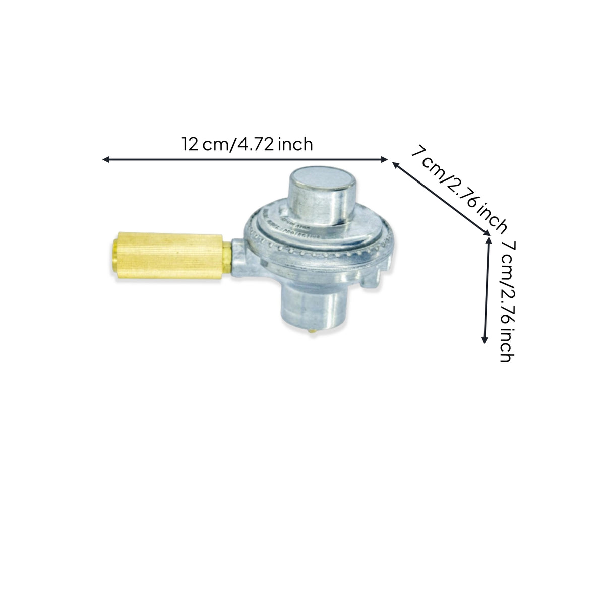 Oven Regulator Replacement Cylindrical Top LP Oven Regulator Portable Outdoor Cooking Gear