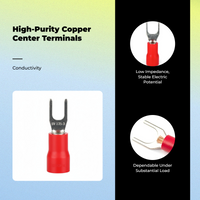 Insulated Spade Terminal Copper U-Type Crimp Connector