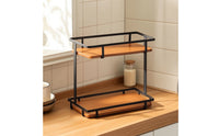 Condiment Rack Removable Freestanding Organizer Open-Frame for Pantry