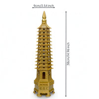 Wenchang Structure Feng Shui Wenchang Pagoda Decorative for Desk, Study