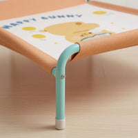 Raised Pet Cot Breathable Elevated Dog Bed Metal Frame for Indoor