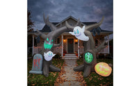 8 Ft Inflatable Archway Lighted Inflatable Arch Stable Decoration Long-Lasting for Garden