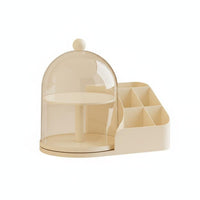 Clear Acrylic Display Box High Lucidity Dustproof Toy Storage Box 360° Rotation Desktop Figurine Stand