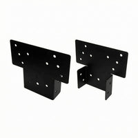 2 Pieces Gazebo Post Bracket Long-Lasting T-Shaped Post Bracket Rust Resistant