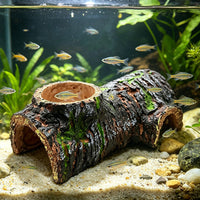 Bark Hide Reptile Hideout for Lizards and Turtles