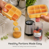 Food-Grade Silicone Ice Cube Tray with Soft Bottom for Easy Release, Refrigerator Ice Maker Mold