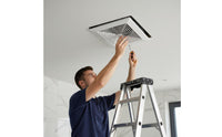 Quiet Ceiling Exhaust Fan Strong Suction Ceiling Vent Fan Pipe Connected Home Appliance High Air Circulation for Kitchen