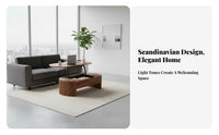 Nordic Design Lift-Top Coffee Table Multi-Functional Lift-Top Storage Table Space-Saving Living Room Furnishing Multipurpose Use for Apartment Dwellers, Telecommute Workers, Homeowners, Small Areas, Home Office, Lounge Area