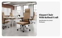 Ergonomic Rolling Seat Height Adjustable Highspine Support Rotating Chair Extended-Use Comfort sturdyDuty Base for Managerials