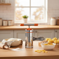 Manual Pasta Press Easy to Use Hand Crank Pasta Press Single Die Included