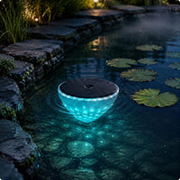 Lotus Pool Light Hollow Cutout Floating Pond Lamp Waterproof for Courtyard