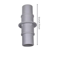 2 Pieces Universal Pool Vacuum Hose Adapter Compatible Hose Adapter with Clamps Easy Connection Sturdy