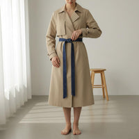 Long Denim Wrap Belt Versatile Jean Cloth Waist Tie Decorative for Women