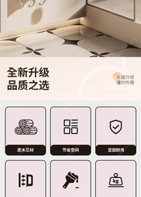 原木风吸盘式脸盆收纳架新款免打孔壁挂卫生间可折叠盆架挂盆神器