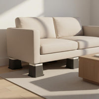 3 Pieces Plastic Furniture Foot Long-Lasting Couch Risers Easy to Install