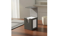 Large Capacity PU Leather Card Deck Box Closure PU Leather Card Case Hard Shell Compact for Gamers