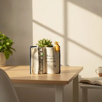 Book-Shaped Planter Indoor Tabletop Planter Cute for Bookshelf, Windowsill