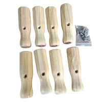 8 Pieces Wooden Foosball Handle Table Table Soccer Handle Classical Atmosphere Game Room Equipment for Arcade