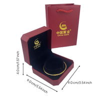 Octagonal Jewelry Box Travel Organizer Plush Display Holder