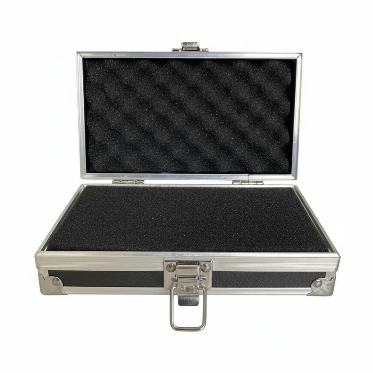 Aluminum Tool Case Lightweight Design  Hard Case Ergonomic Handle Foam Insert Storage Box for Technicians, Collectors