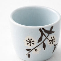 Japanese Ceramic Sake Set, Rich Floral Porcelain