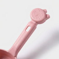 Litter Sifter with Slotted Sieve, Thickened Sand Sifter for Cleaning Used Litter, Hollowed Out Handle for Cats and Kittens