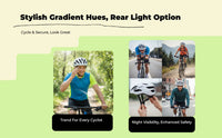 Lightweight ventilated bike helmet