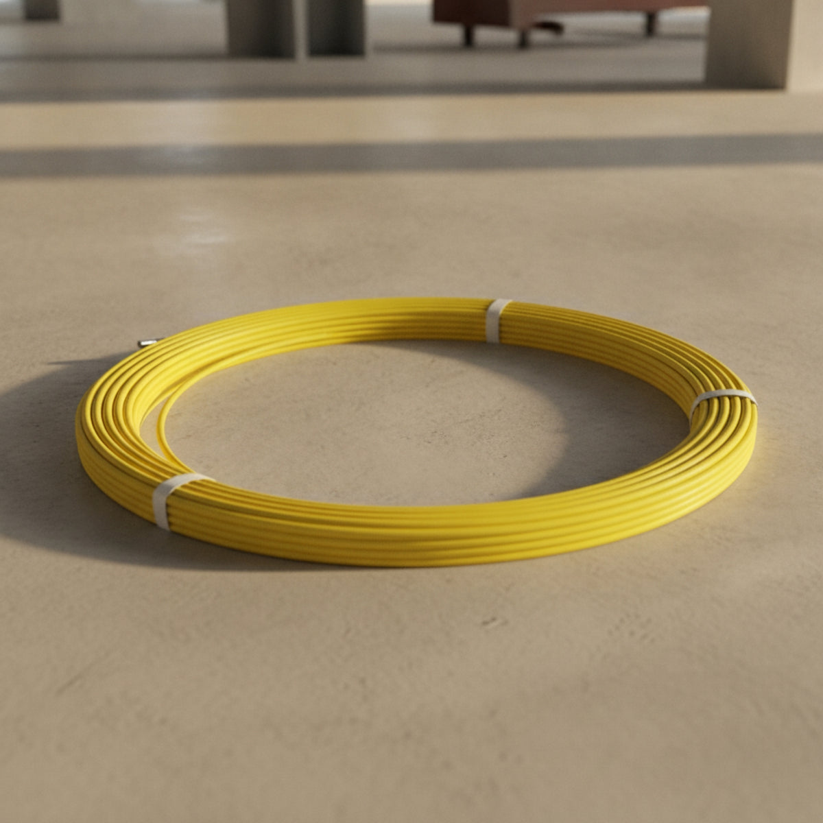 Flexible Wire-Pulling Rod Steel-Core Conduit Cable Snake Tape Smooth Cable Puller Bendable for Electricians, Installers