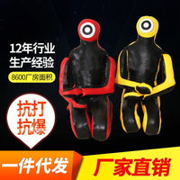 巴西UFC柔术柔道摔跤人偶 锁技绞技跪式陪练皮人 散打消防假人