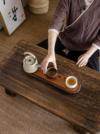 Solid Wood Tatami Low Table with Chinese Style