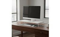 Space-Saving Acrylic Computer Screen Stand Multi-Functional Monitor Riser with Storage Long-Lasting and Stable Computer Screen Riser with Storage Sturdy Construction for Study