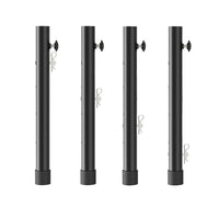 4 Pieces Folding Table Leg Extension Anti-Wobble Design Folding Table Leg Non-Slip Rubber Feet Workbench Height for Outdoor, Camping